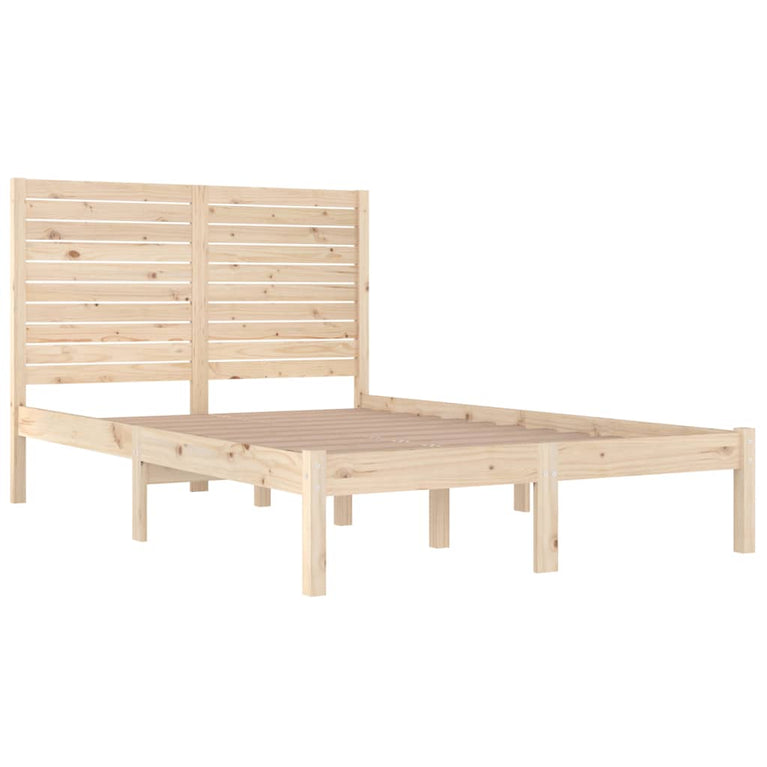 Bedframe massief hout 140x190 cm