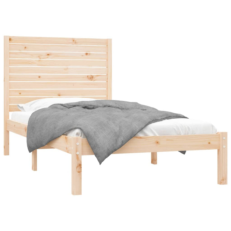 Bedframe massief hout 90x200 cm