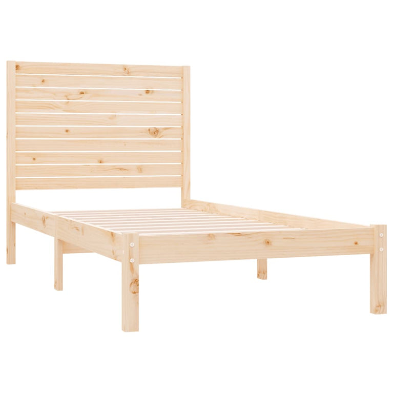Bedframe massief hout 100x200 cm