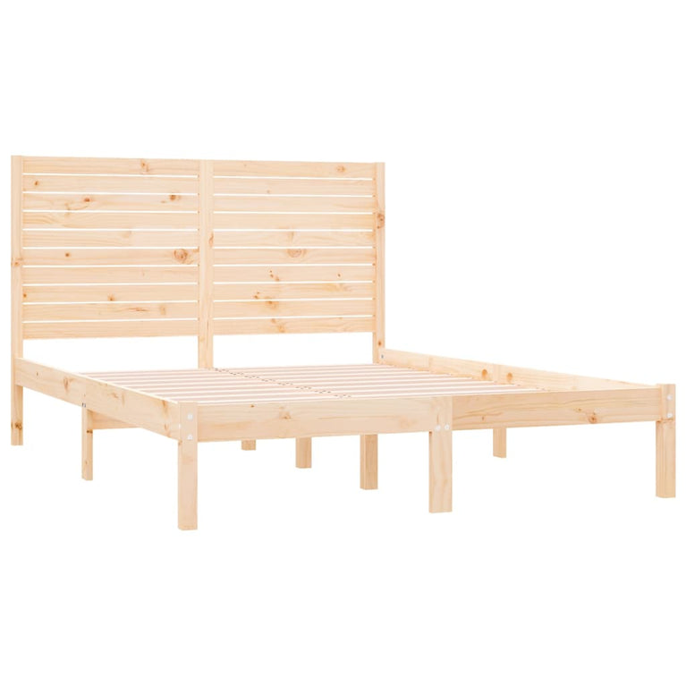 Bedframe massief hout 150x200 cm King Size