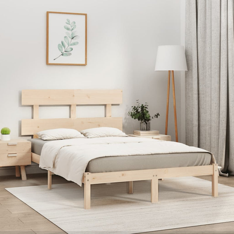 Bedframe massief hout 180x200 cm Super King Size