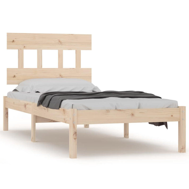 Bedframe massief hout 75x190 cm Small Single