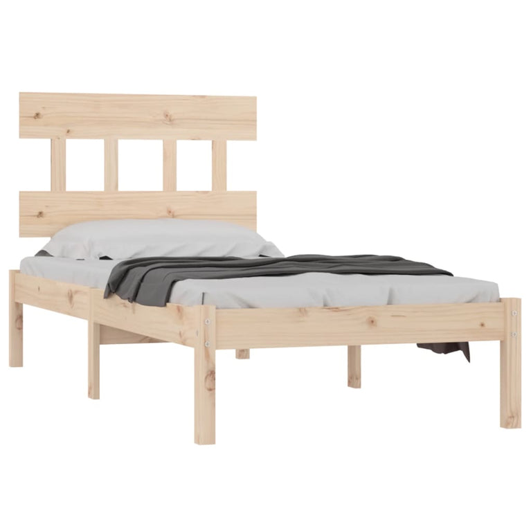 Bedframe massief hout 75x190 cm Small Single