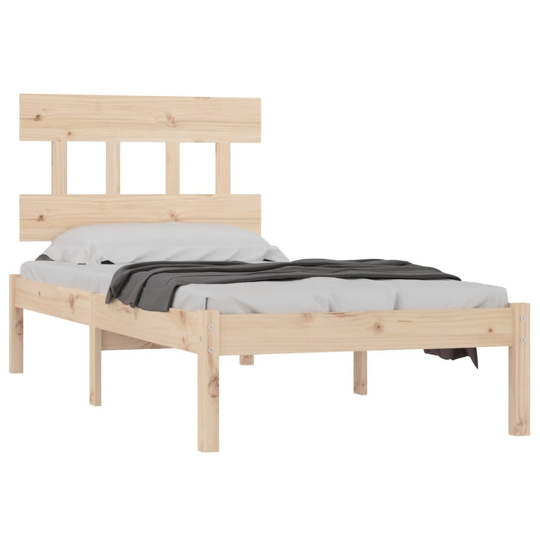 Bedframe massief hout 90x190 cm Single
