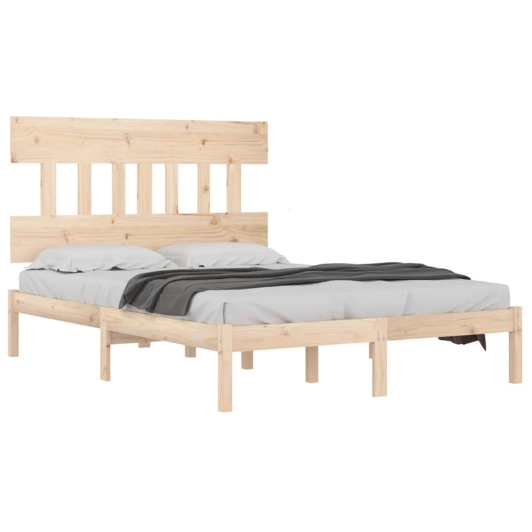 Bedframe massief hout 140x190 cm
