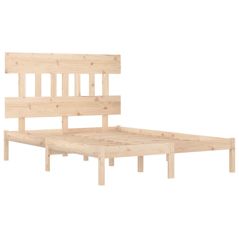 Bedframe massief hout 140x200 cm