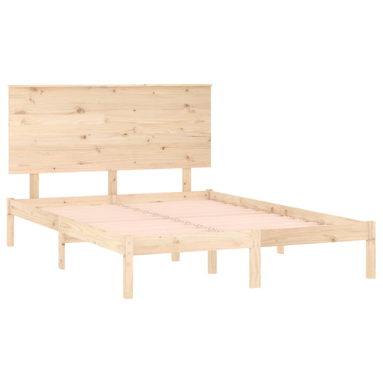 Bedframe massief hout 120x190 cm Small Double