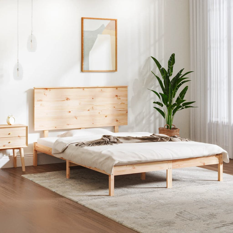Bedframe massief hout 120x190 cm Small Double