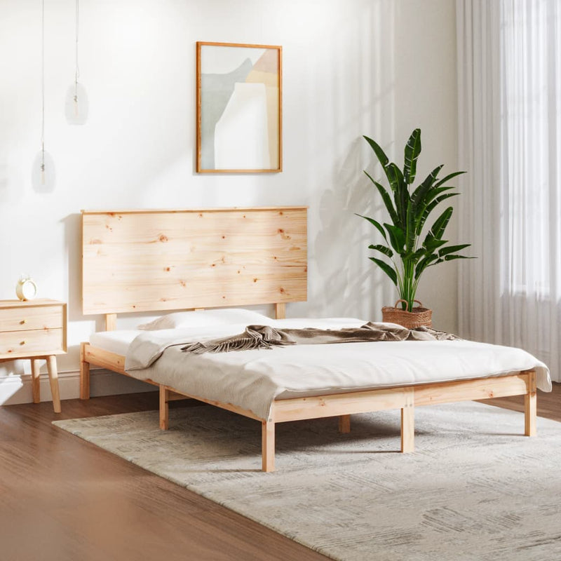 Bedframe massief hout 120x190 cm Small Double