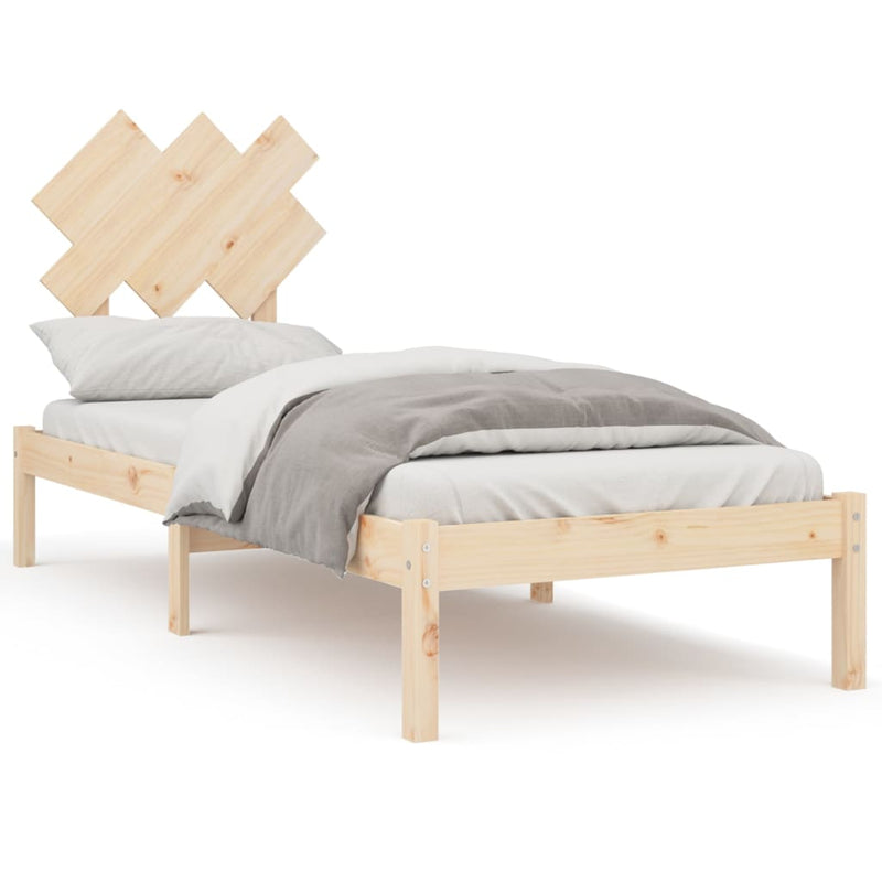 Bedframe massief hout 75x190 cm 2FT6 Small Single