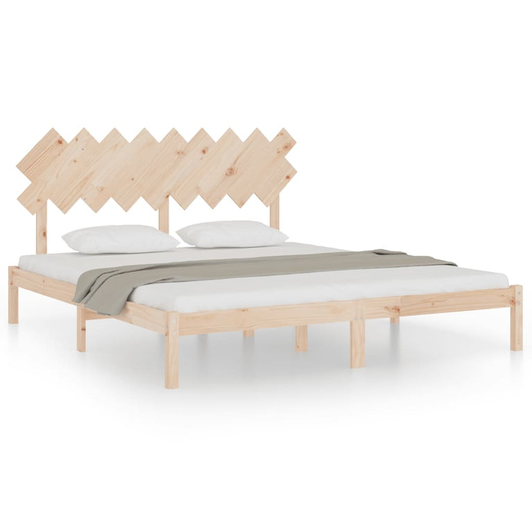 Bedframe massief hout 180x200 cm 6FT Super King