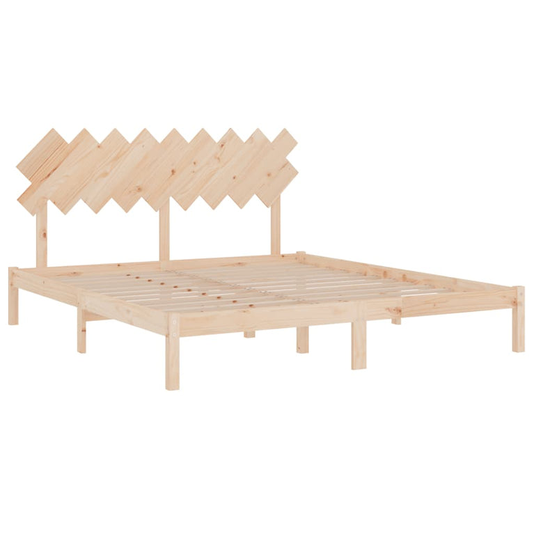 Bedframe massief hout 180x200 cm 6FT Super King