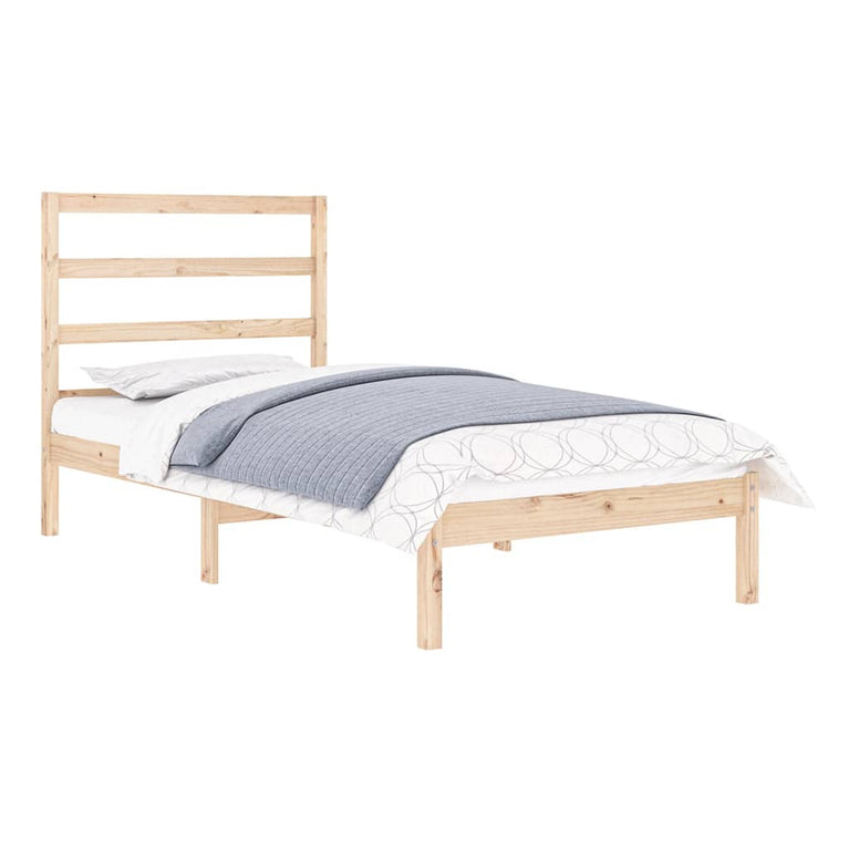Bedframe massief hout 75x190 cm Small Single