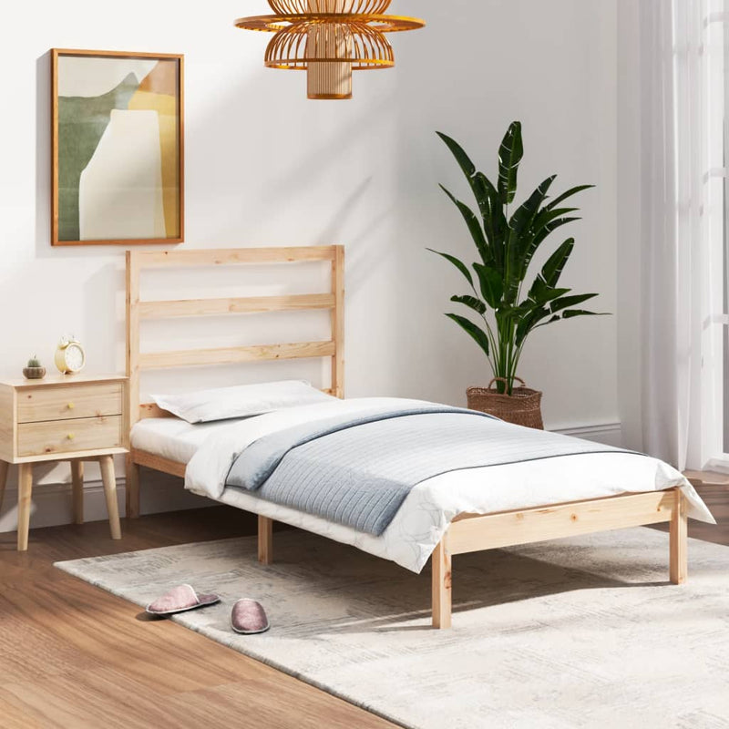 Bedframe massief hout 75x190 cm Small Single