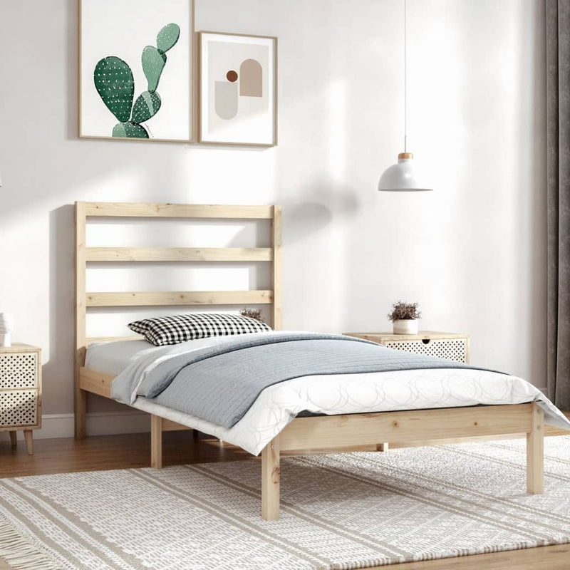Bedframe massief grenenhout 90x200 cm