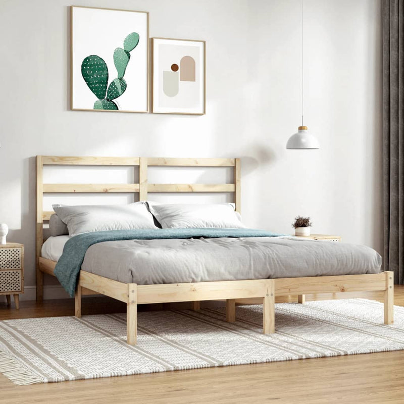 Bedframe massief grenenhout 140x200 cm