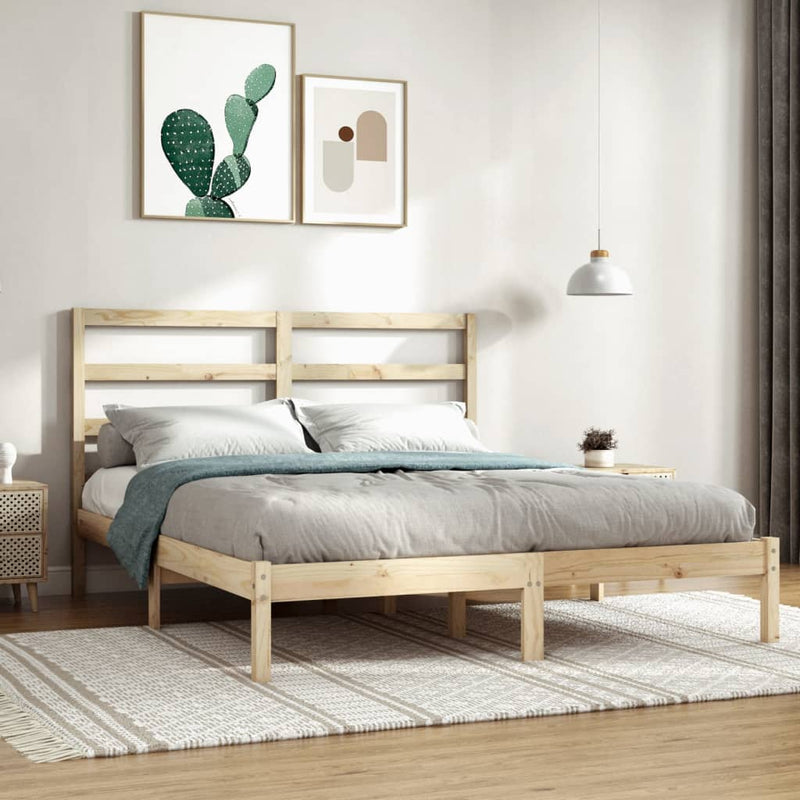 Bedframe massief grenenhout 160x200 cm