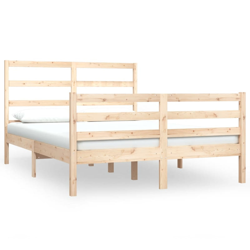 Bedframe massief grenenhout 140x190 cm