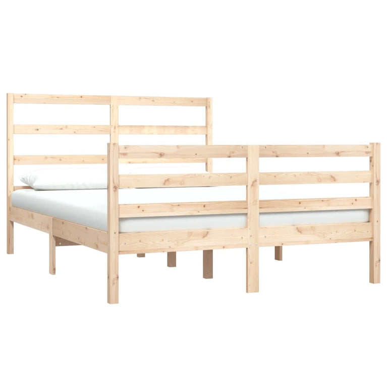 Bedframe massief grenenhout 140x190 cm