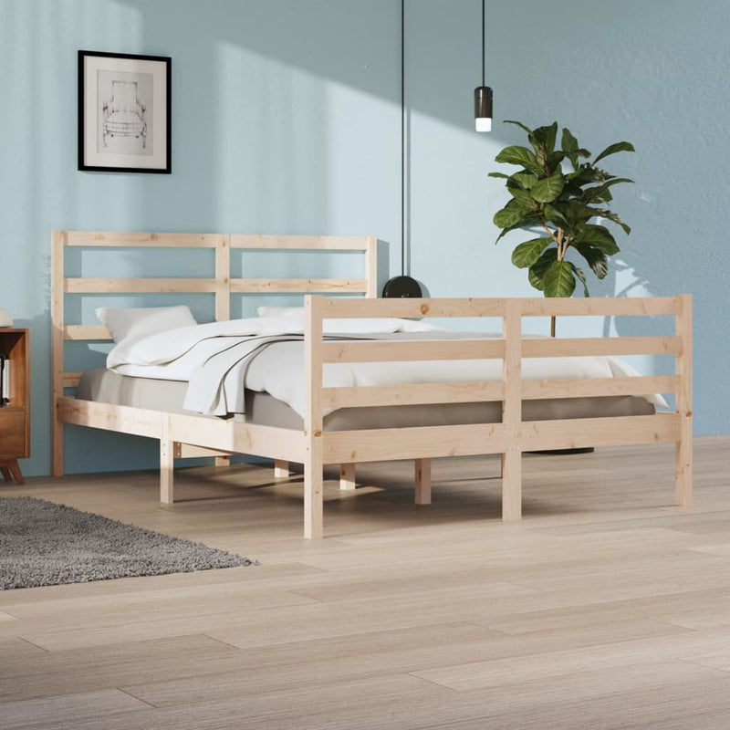 Bedframe massief grenenhout 140x200 cm