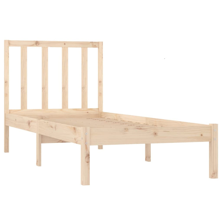 Bedframe massief grenenhout 90x190 cm Single