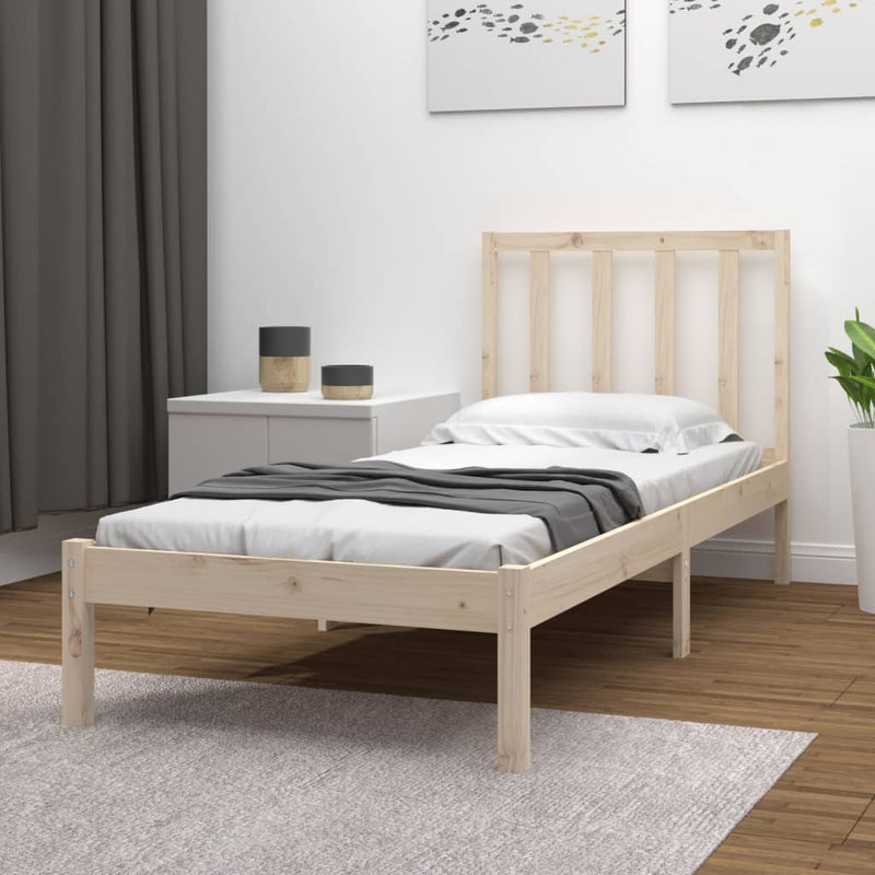 Bedframe massief grenenhout 90x200 cm