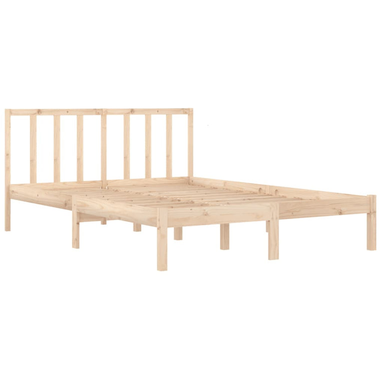 Bedframe massief grenenhout 120x190 cm Small Double