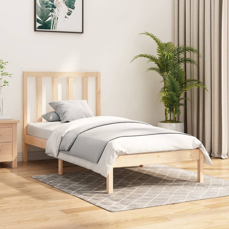 Bedframe massief grenenhout 90x200 cm