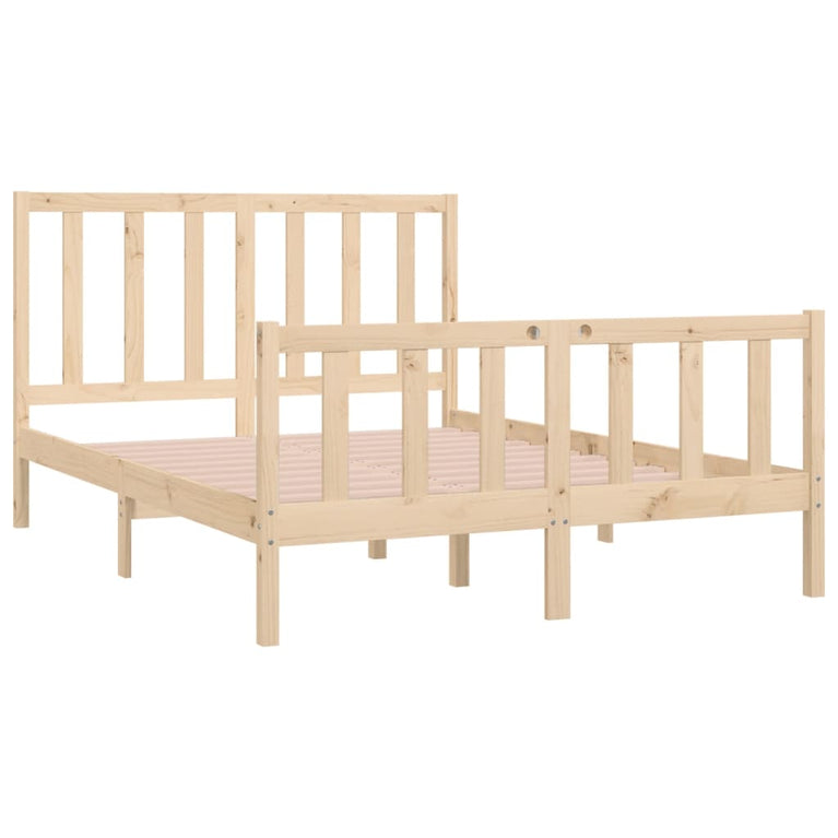 Bedframe massief hout 120x190 cm Small Double