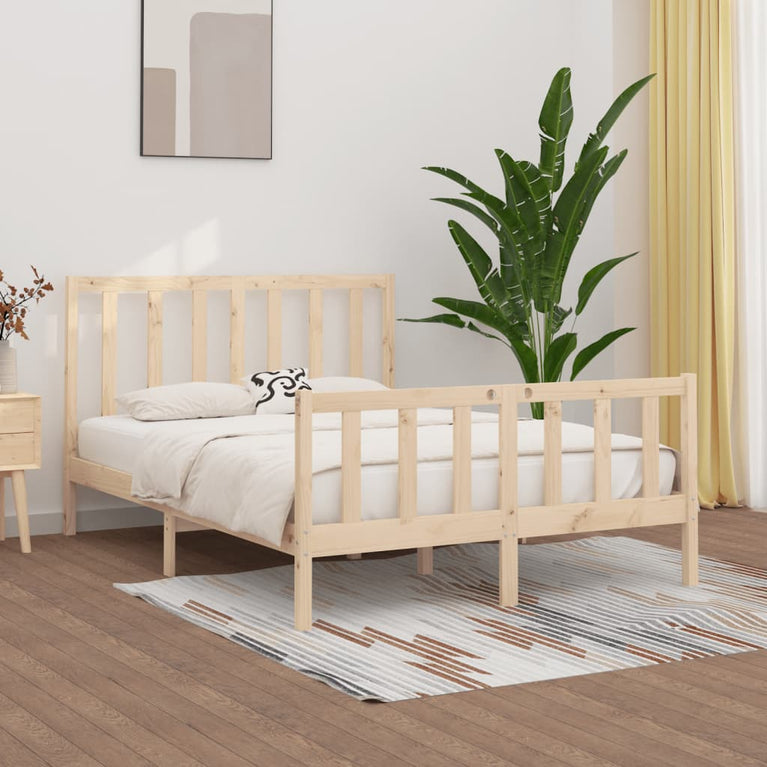 Bedframe massief hout 120x190 cm Small Double