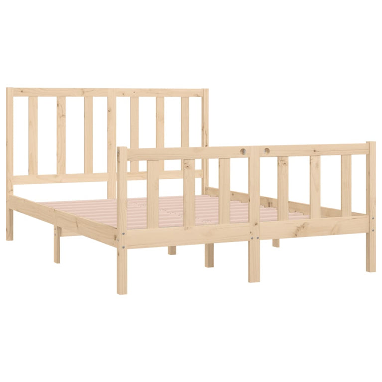 Bedframe massief hout 135x190 cm Double