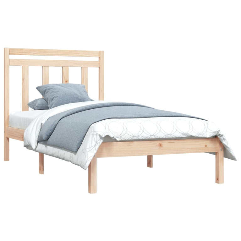 Bedframe massief hout 90x190 cm Single