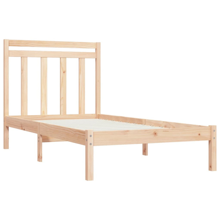 Bedframe massief hout 90x200 cm