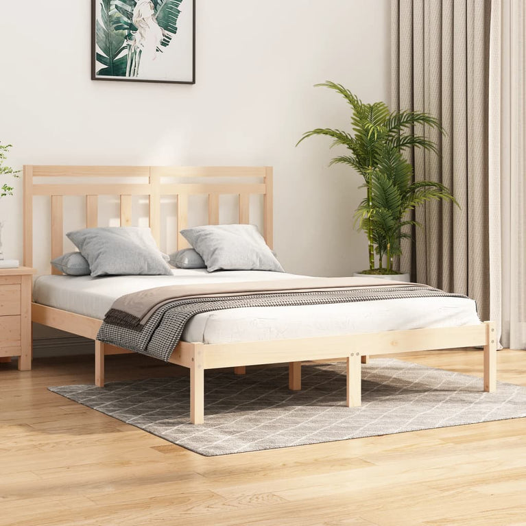 Bedframe massief hout 140x200 cm