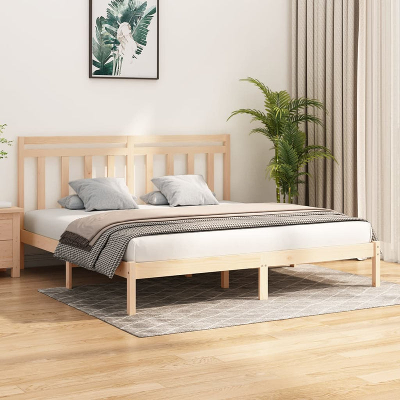 Bedframe massief hout 180x200 cm Super King Size