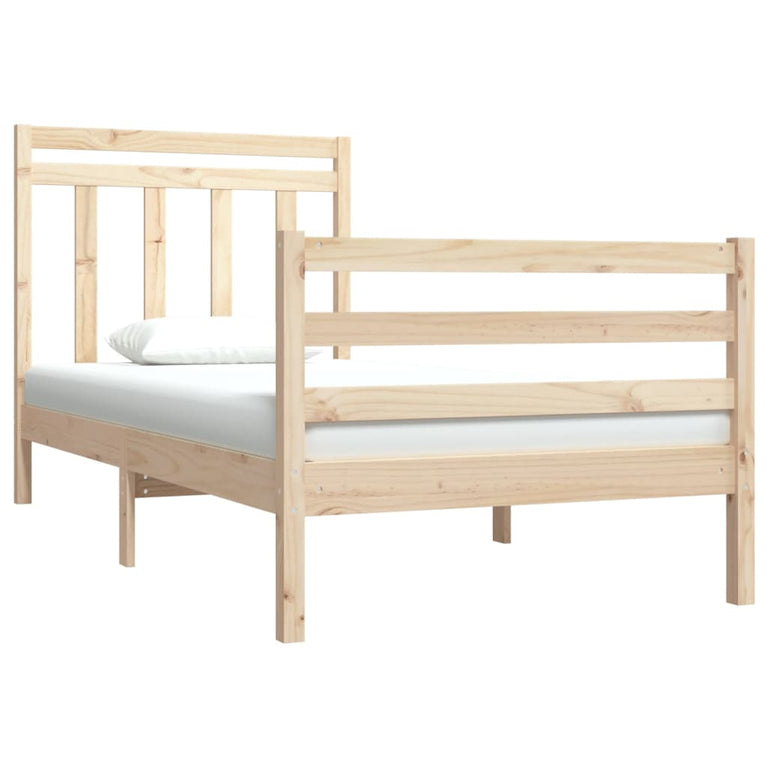 Bedframe massief hout 90x190 cm Single