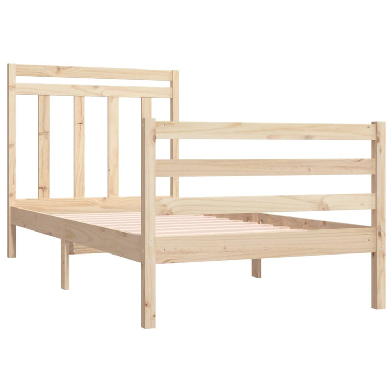 Bedframe massief hout 90x190 cm Single