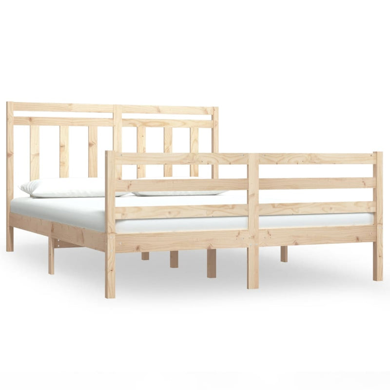 Bedframe massief hout 135x190 cm Double