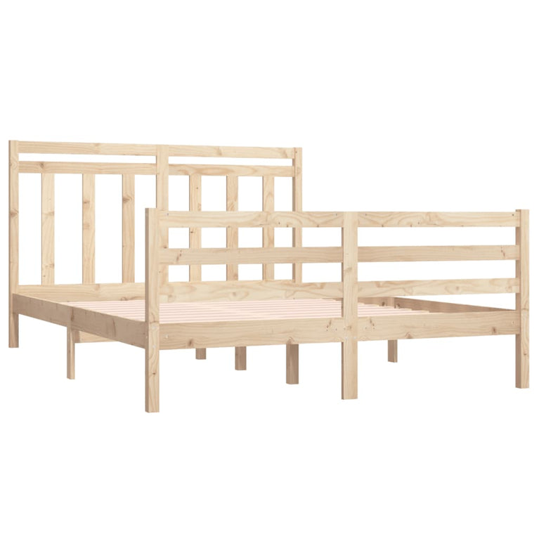 Bedframe massief hout 135x190 cm Double