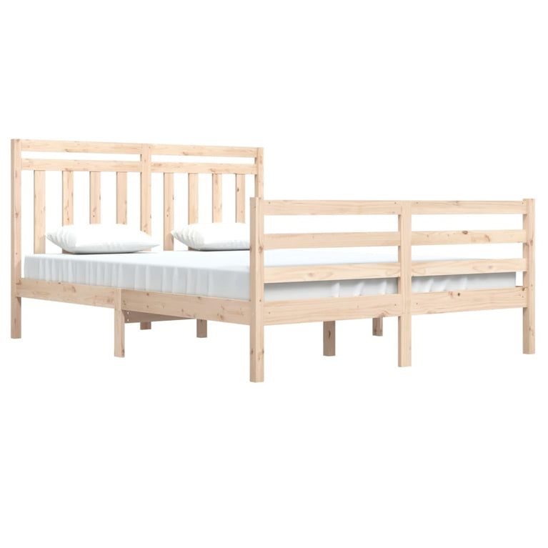 Bedframe massief hout 140x200 cm