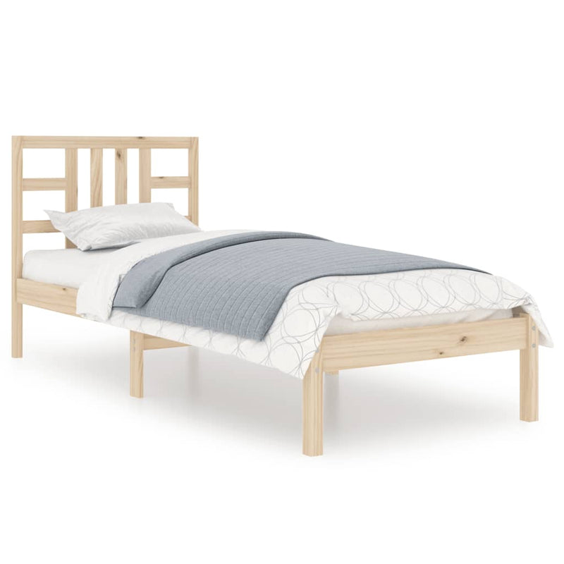 Bedframe massief hout 90x190 cm Single