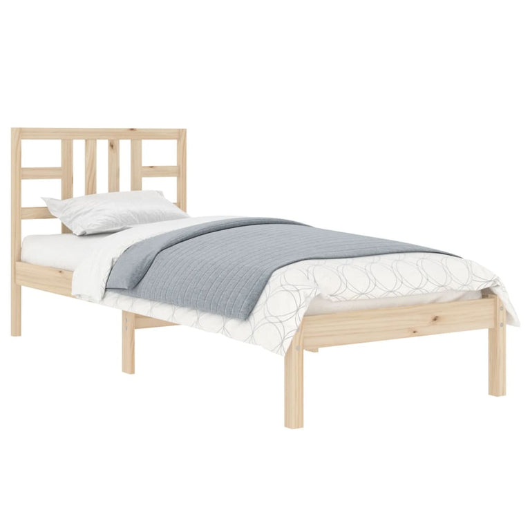 Bedframe massief hout 90x190 cm Single