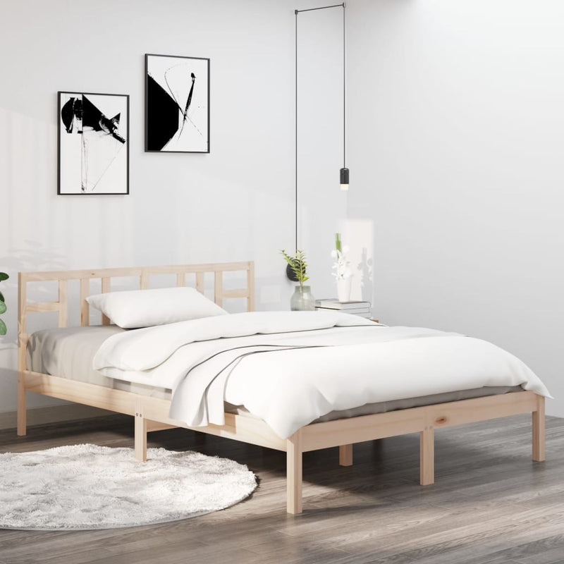 Bedframe massief hout 160x200 cm