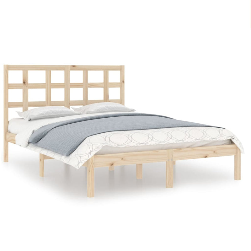 Bedframe massief hout 140x190 cm