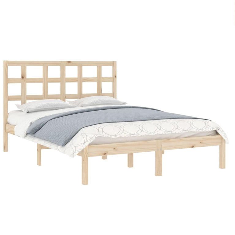 Bedframe massief hout 140x190 cm