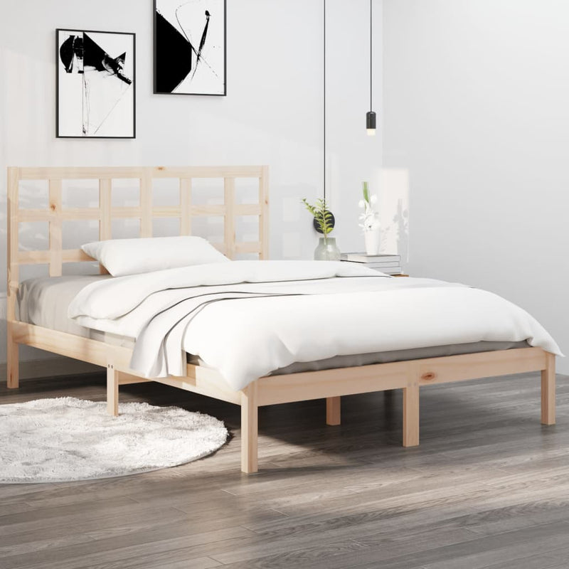 Bedframe massief hout 140x200 cm