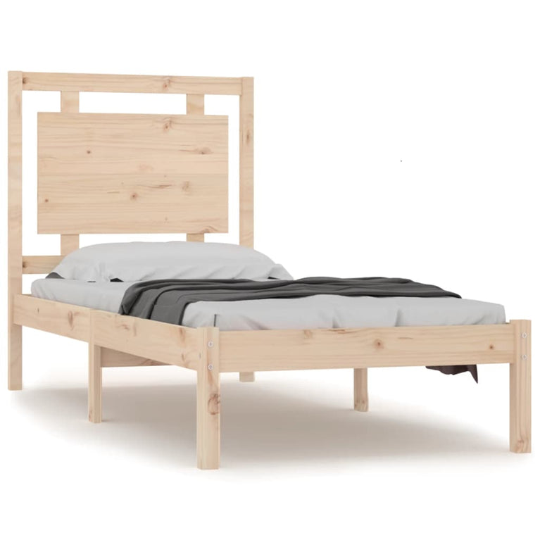Bedframe massief hout 90x190 cm Single