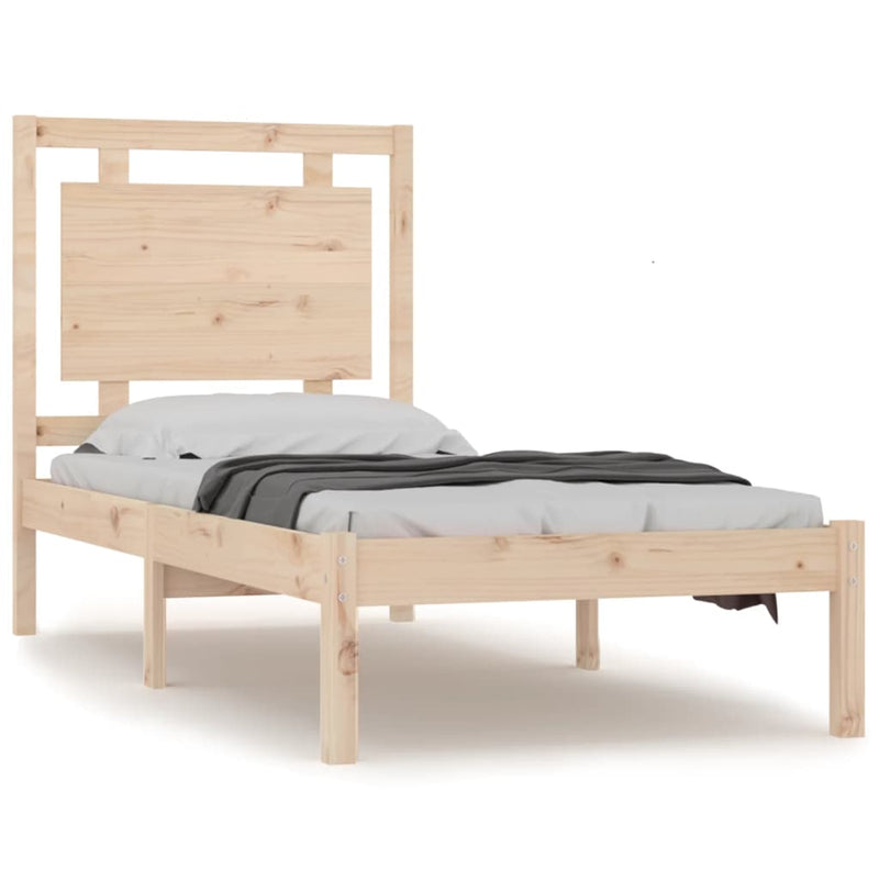 Bedframe massief hout 90x190 cm Single