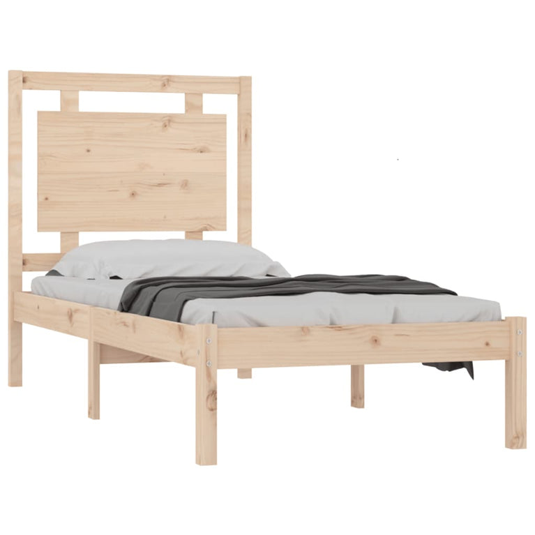 Bedframe massief hout 90x190 cm Single