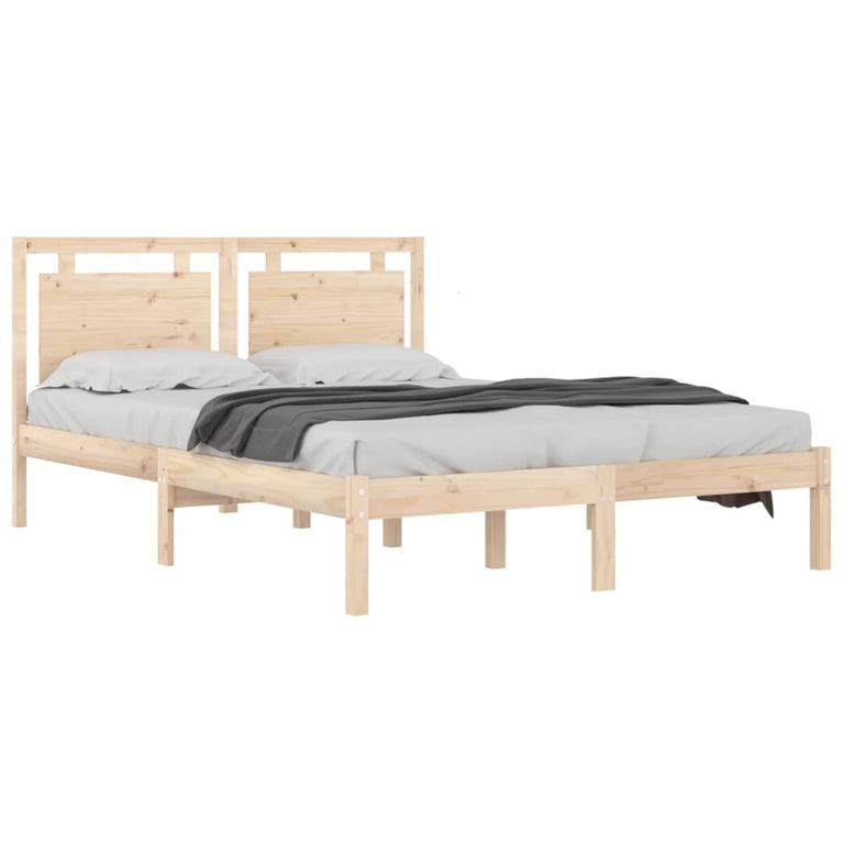 Bedframe massief hout 135x190 cm Double
